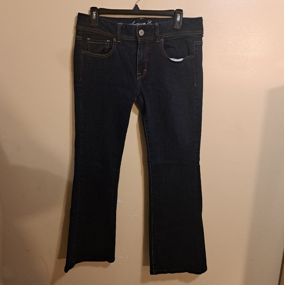 American Eagle original boot stretchy jeans 12 short - Picture 2 of 6
